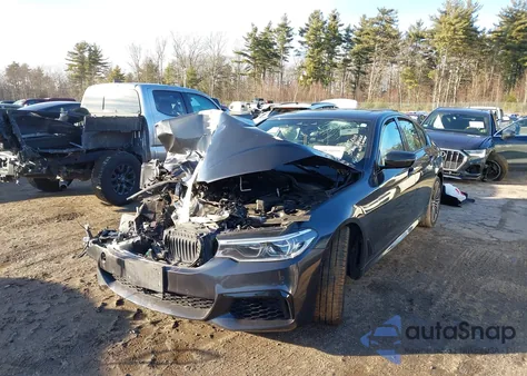 2019 BMW M550I xDrive из США, поврежденный, VIN WBAJB9C58KB288008